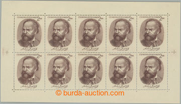 256319 - 1951 Pof.PL595a, Dvořák 2Kčs purple brown - dark, normal 