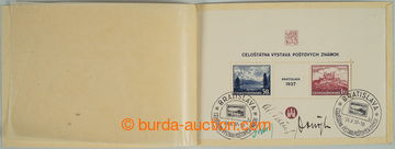 256352 - 1937 Pof.A329/330, miniature sheet Bratislava 1937 in/at gif