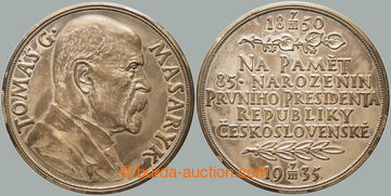 256430 - 1935 ŠPANIEL Otakar (1881-1955), Ag medaile 85. narozeniny 