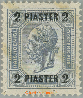 256447 - 1901 LEVANTA / Mi.46, výplatní 2Pia šedomodrá; luxusní,