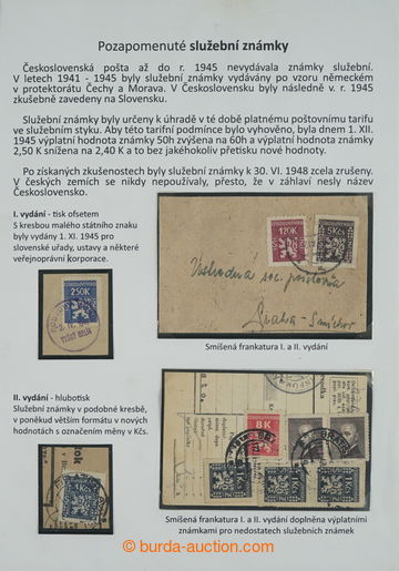 256467 - 1946-1948 [COLLECTIONS]  EXPONÁT - CELISTVOSTI SE SLUŽEBN