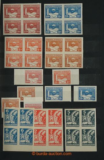 256525 - 1945-1988 [SBÍRKY]  GENERÁLNÍ / BLOKY / rozpracovaná sb