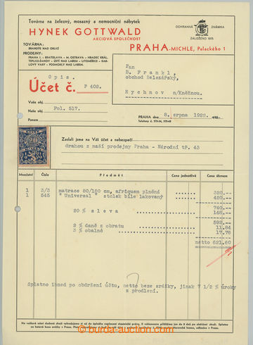 256671 - 1940 PERFIN / PROTEKTORÁT ČaM / Mng.G3, identifikační li