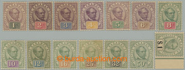 256725 - 1888 SG.8-21, Ch. Brooke 1c - $1; fine, c.v.. £600