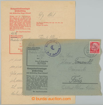 256763 - 1941 KT  FLOSSENBÜRG / ODBOJ - JAN SMUDEK předtištěná o