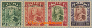 256766 - 1945 JAPONSKÁ OKUPACE / SG.J2a, J12a, J17a, J19a, Brooke 2c