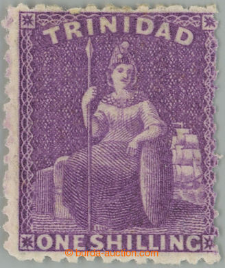 256867 - 1863 SG.73, Sedící Britannia 1Sh bright deep mauve; bezvad