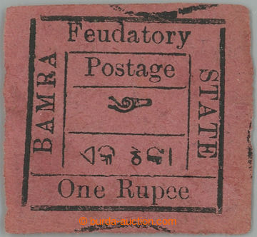 256890 - 1890-1893 SG.24, lokální vydání Deogarh 1Rp rose-lilac; 