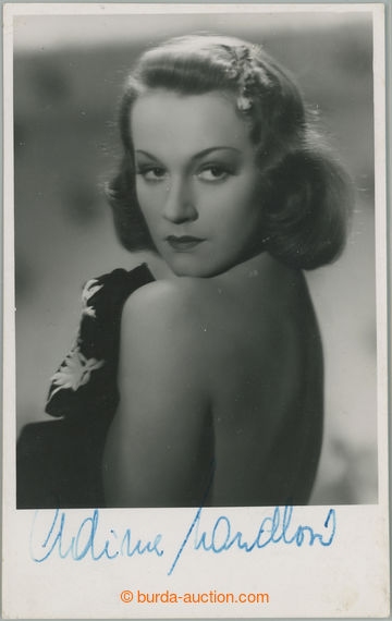257033 -  MANDLOVÁ Adina (1910–1991), slavná česká filmová her