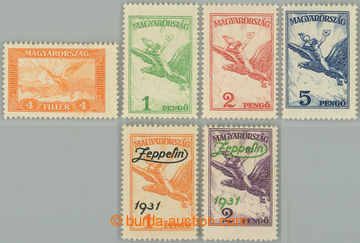 257114 - 1930-1931 Mi.467-470, 478-479, dvě kompletní letecké sér