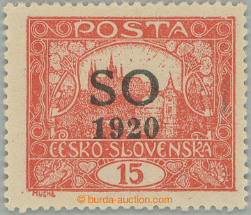 257117 -  Pof.SO5Aa, 15h brown-red with comb perforation 13¾ : 13½,