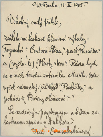 257176 - 1905 DESTINNOVÁ Emma (1878–1930) (Emilie Kittlová), svě