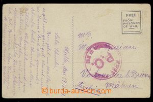 25734 - 1914 postcard from Malta to Brno, from prisoner of war, circ