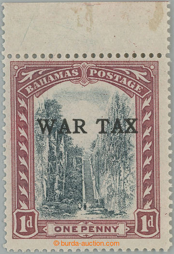 257356 - 1918 SG.93x, Stairs 1P with war overprint WAR TAX, wmk CA RE