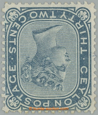 257358 - 1872-1880 SG.128w, Viktorie 32C šedá, převrácená průsv