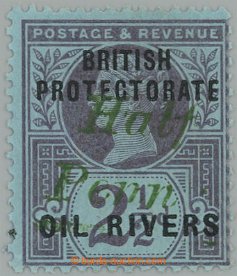 257371 - 1893 SG.27, Victoria 2½P OIL RIVERS with green overprint HA