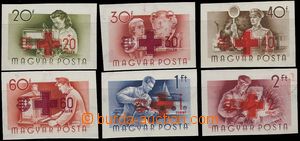 25738 - 1957 Mi.1482-87, nezoubkované s přítiskem ČK