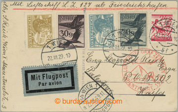 257404 - 1929 ZEPPELIN / ORIENTFAHRT 29 / Zuleitung from Austria, pos