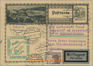 257405 - 1930 ZEPPELIN / NORDLANDFAHRTEN 1930 / Zuleitung from Austri