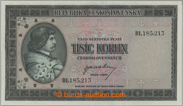 257549 - 1945 Ba.76, 1000Kčs b.l. (1945), série BL; pouze nepatrné