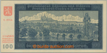 257564 - 1940 Ba.33b, 100 Koruna 1940, issue II., sought set 09Gb (!)