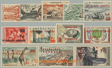 257626 - 1961 SOUTHERN CAMEROONS / Mi.13-24, přetiskové kamerunské