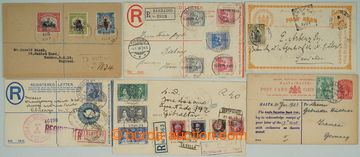 257700 - 1907-1937 CELISTVOSTI / sestava 6ks celistvostí, 2x dopis, 