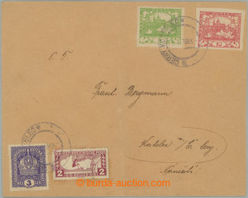 257749 - 1919 EXPRESS / private letter sent inland, postal-charge 20h