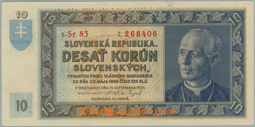 257750 - 1939 Ba.46b, 10Ks 1939, série Sr 83, perforace SPECIMEN nah