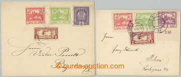 257751 - 1919 EXPRESS / comp. 2 pcs of private letters sent inland, p