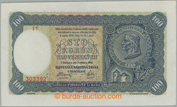 257759 - 1940 Ba.48a, 100Ks 1940, I. vydání, série I7, perforace S