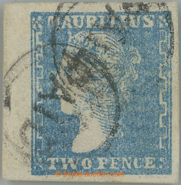 257846 - 1859 SG.44a, Dardenne 2P pale blue na typickém laid paper; 