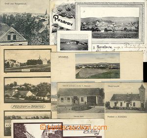 25789 - 1910 - 25 6ks vícezáběrových pohlednic, LOVOSICE, JEZEŘ
