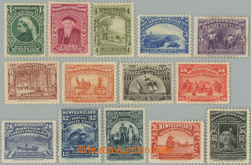 257896 - 1897 SG.66-79, 400 let objevení Newfoundlandu 1C-60C; kompl