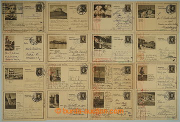 257912 - 1939 CDV4, sestava 26ks obrazových dopisnic Propagační Hl