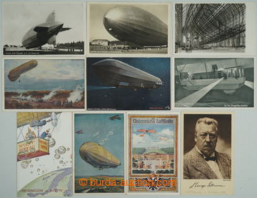 258138 - 1918-1938 [SBÍRKY]  VZDUCHOLODĚ ZEPPELIN / sestava 24ks po