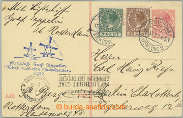 258189 - 1932 ZEPPELIN / FAHRT NACH DEN NIEDERLANDEN, sent by airmail