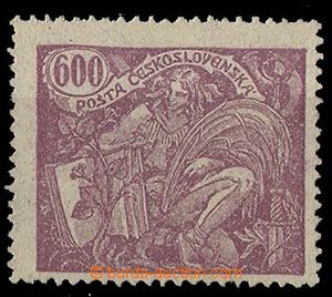 25819 -  Pof.169B, 600h HZ tisk na lepu, luxusní, zk. Gilbert.
