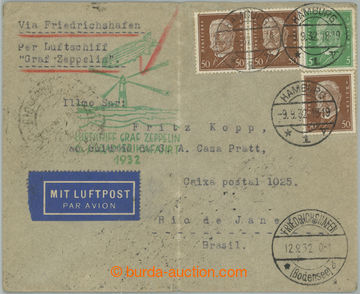 258216 - 1932 6 .SÜDAMERIKAFAHRT / Sie.177, airmail letter to Brazil