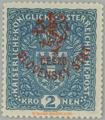 258253 -  Pof.RV58, Hluboka issue (Mareš's overprint) Coat of arms 2