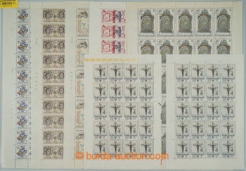 258332 - 1978-1992 COUNTER SHEET / comp. 5 pcs of complete archů: Po