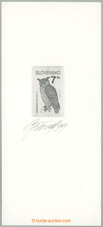 258388 - 1994 ZT  Zber.36, Ochrana přírody - výr 7Sk, otisk defini