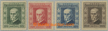 258416 - 1923 Pof.176-179, Jubilee 50h - 300h, complete set with wmk 