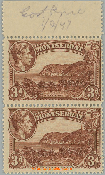 258529 - 1938 SG.106ac, Jiří VI. 3P brown, chybotisk TOWER ON HILL;