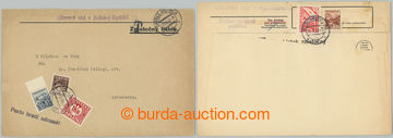 258530 - 1942 POSTAGE-DUE provisional /  comp. 2 pcs of court summons