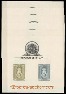 25857 - 1942 selection of perforated and imperforated miniature shee