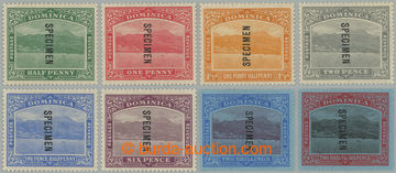 258573 - 1921 SG.62s-70s, Roseau from the Sea ½P - 2Sh6P průsvitka 