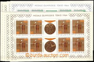 25858 - 1965 kompletní sada TL Tokio, Mi.1623-30, 55€