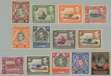 258583 - 1938 SG.131-150, George VI. Landscape complete issue of 13 s