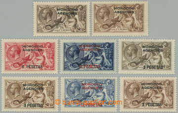 258616 - 1914 MOROCCO AGENCIES / SG.50 and 51 Brit. currency and SG.1